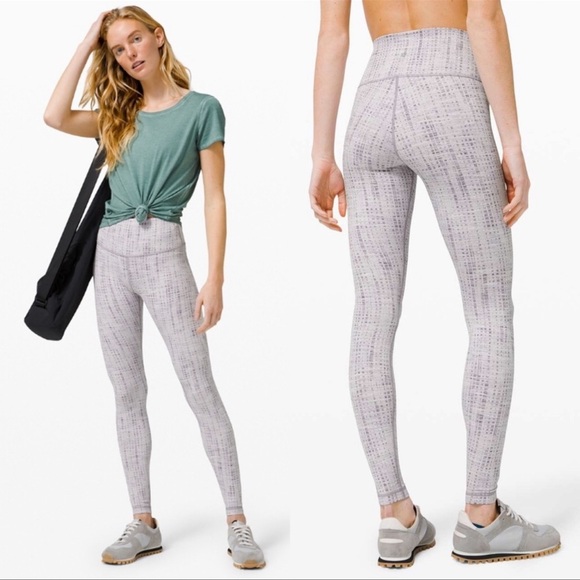 Lululemon Wunder Under  high rise Tight 6 silver lining - Picture 1 of 9